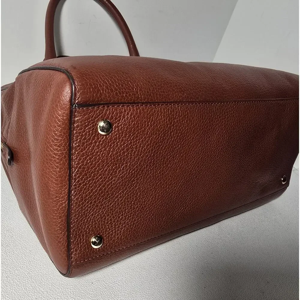 Michael Kors Satchel Doctor Style bag Purse Medium Brown